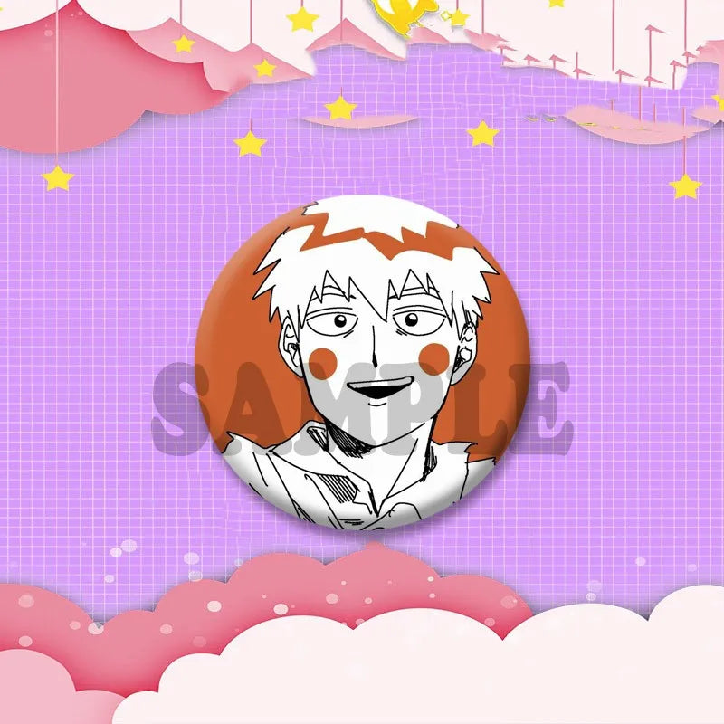 Mob Psycho 100 Character Lapel Pin