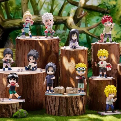 POPMART Naruto Shippuden Childhood Series Blind Box Toys Mystery Box Mistery Caixa Action Figure Genuine Original Surprise Box