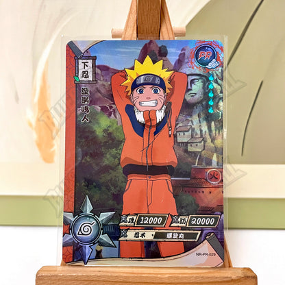 Kayou Naruto PR Full Set No 1-38 Uchiha Sasuke Uzumaki Naruto Sakura Haruno Kakashi Rare Anime Collectible Trading Cards Toy Gif