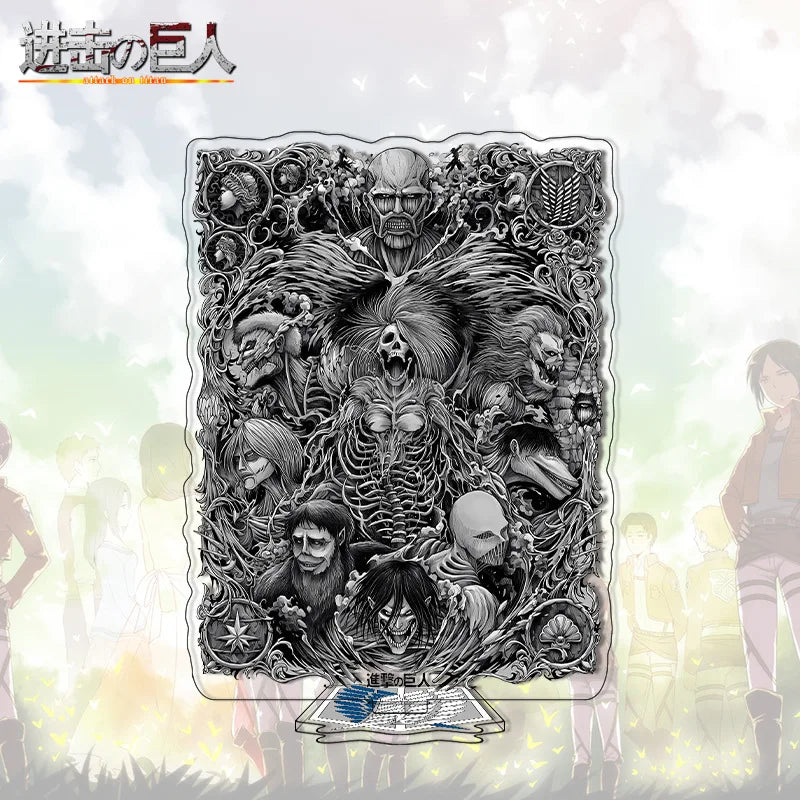 Attack on Titan Acrylic Stand 41-80 Anime Figure Custom Made One Piece Drop Shipping Wholesale Distributor Merchandise