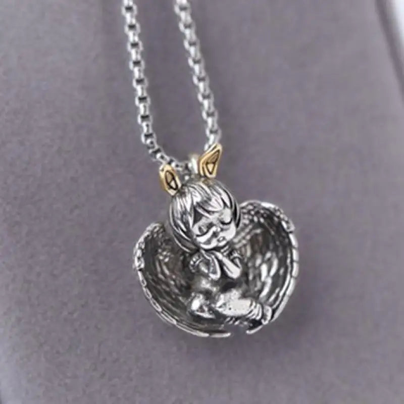 Anime Mecha Girl Pendant Necklace