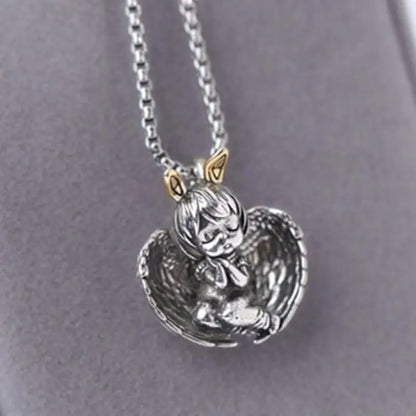 Anime Mecha Girl Pendant Necklace