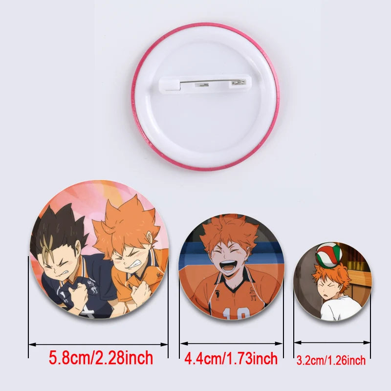 Haikyuu! Karasuno Brooch Pins