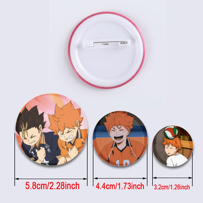 Haikyuu! Karasuno Brooch Pins