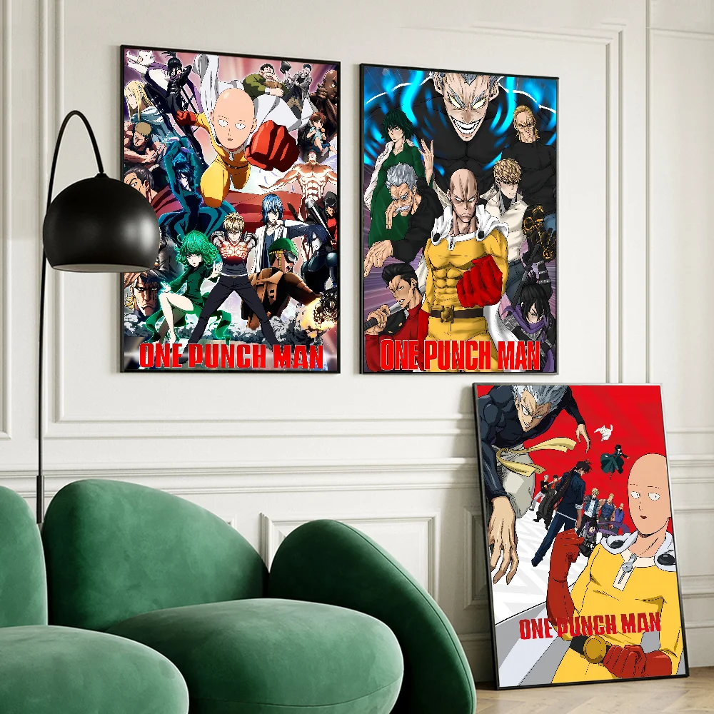 One Punch Man Saitama Wall Poster