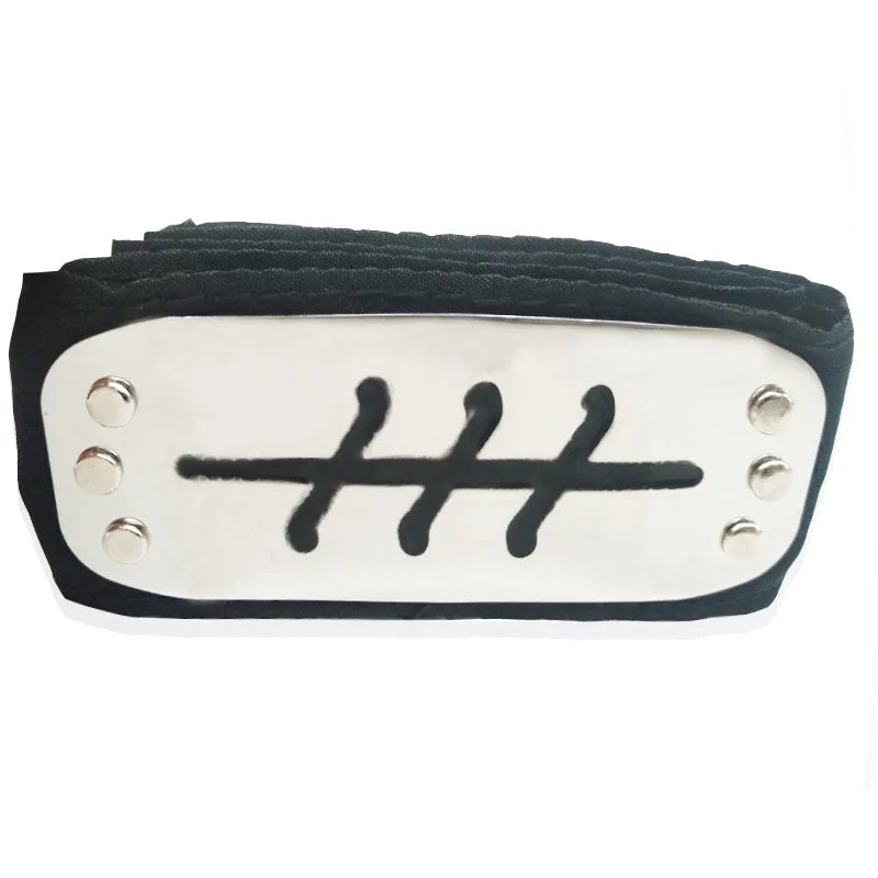 Anime Naruto Ninja akatsuri  Headband Cartoon Cosplay Accessories Props Kakashi Head Belt Forehead Protector Cosplay Gifts