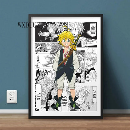 The Seven Deadly Sins Ban King Canvas Print