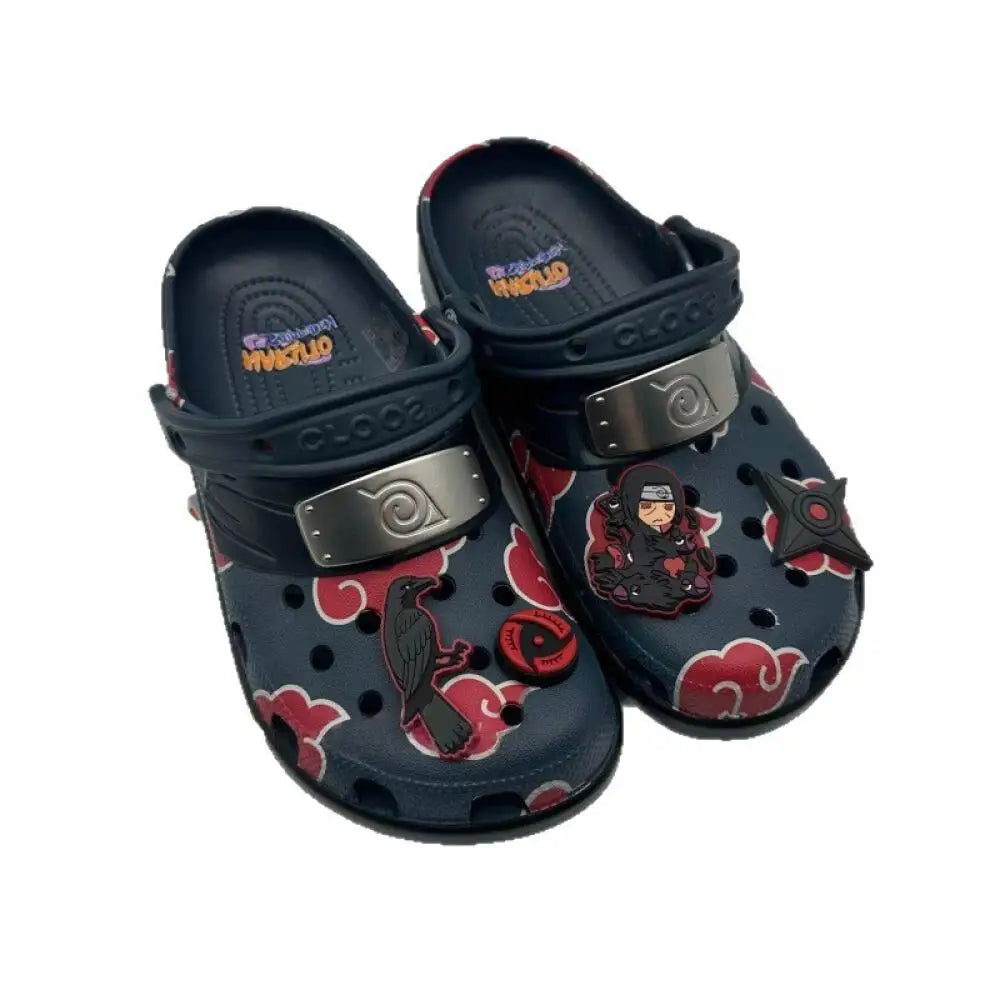 Anime Naruto Uzumaki Naruto Cartoon New Style Eva Waterproof Slippers Beach Shoes Sandals Casual Breathable Ankle Shoes