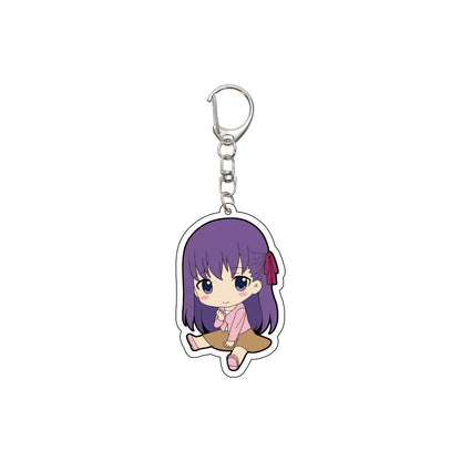 55MM Anime Fate/Grand Order Keychain Fujimaru Ritsuka Mash Kyrielight Astolfo Key Chain Acrylic Model Plate Christmas Gifts