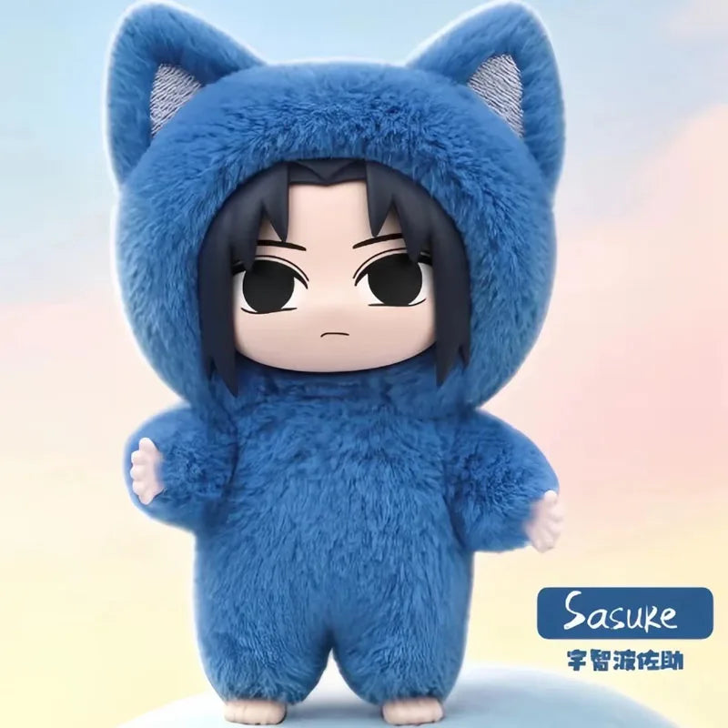 In Stock Genuine EAKI Naruto Shippuden KittenLand Vinyl Series Third Blind Box Plush Figurine Model Toys Collection Present