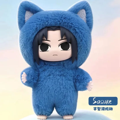 In Stock Genuine EAKI Naruto Shippuden KittenLand Vinyl Series Third Blind Box Plush Figurine Model Toys Collection Present