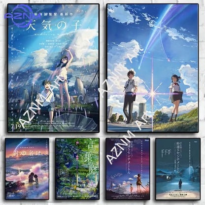 Makoto Shinkai Poster Set