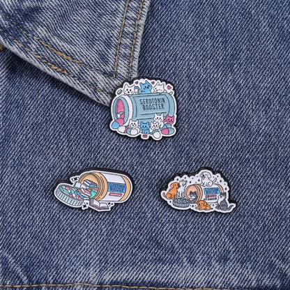 Animal Cartoon Enamel Pin