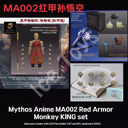 In Stock Mythos Anime MA001-MA004 Armor Goku Dragon Ball SSB Super Saiyan Blue SHF Action Figure Anime Model Toys