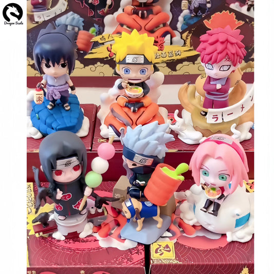 New In Stock Genuine Hollybox Naruto Shippuden Blind Box Ichiraku Ramen Series Naruto Sasuke Model Toys Holiday Present