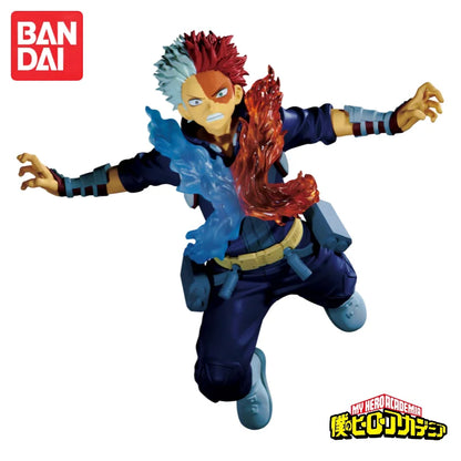 In Stock Original Bandai Banpresto My Hero Academia Todoroki Shoto Anime Characters Model Toy Birthday Present Garage