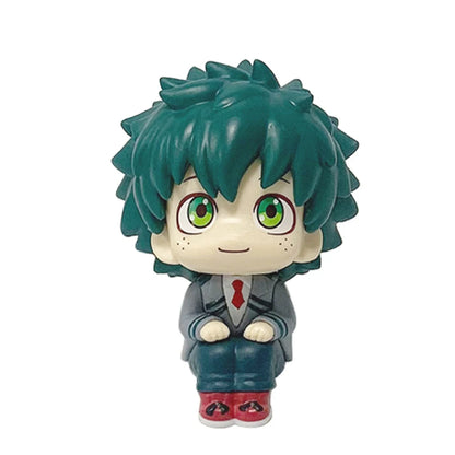 Q-version Anime Figure  Pvc Bakugou Katsuki Midoriya Izuku Todoroki Shoto Action Figures Anime Gift Collection Series Model Toy