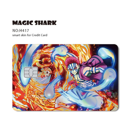Demon Slayer Shark Holographic Card Skin
