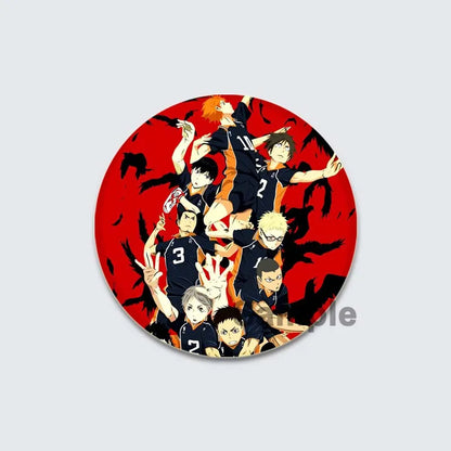 Haikyuu!! Anime Button Pins