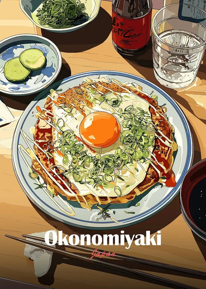 Anime Food Art Poster
