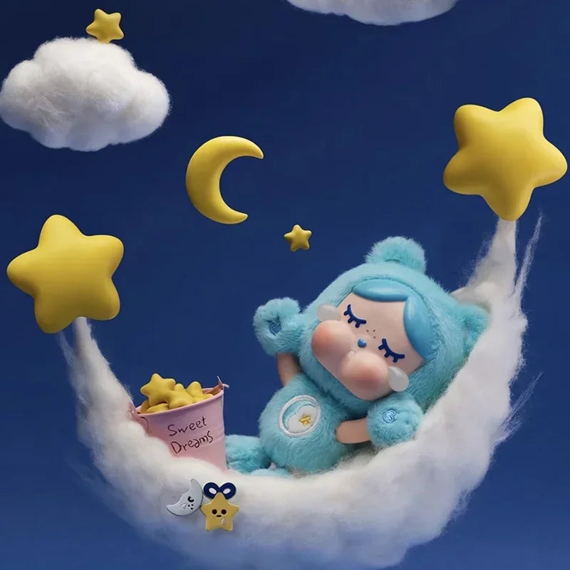 POP MART CRYBABY Care Bears Series Vinyl Plush Pendant Mystery Box Genuine Blind Box Guess Toys Bag Ornament Cute Figurines