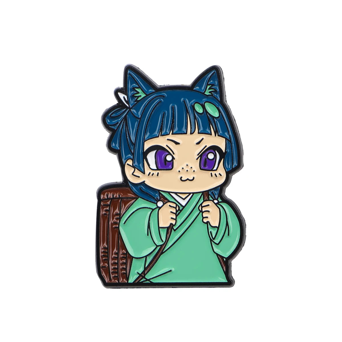 Anime Characters Kawaii Cat Enamel Pin