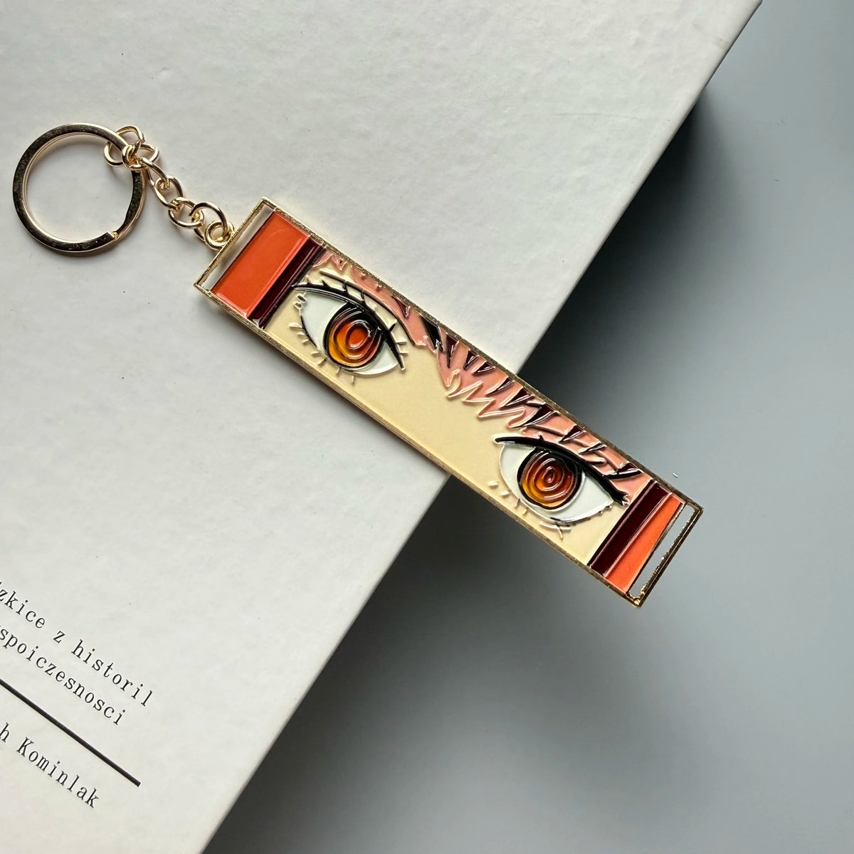 Anime Jet Metal Keychain