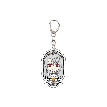 55MM Anime Fate/Grand Order Keychain Fujimaru Ritsuka Mash Kyrielight Astolfo Key Chain Acrylic Model Plate Christmas Gifts