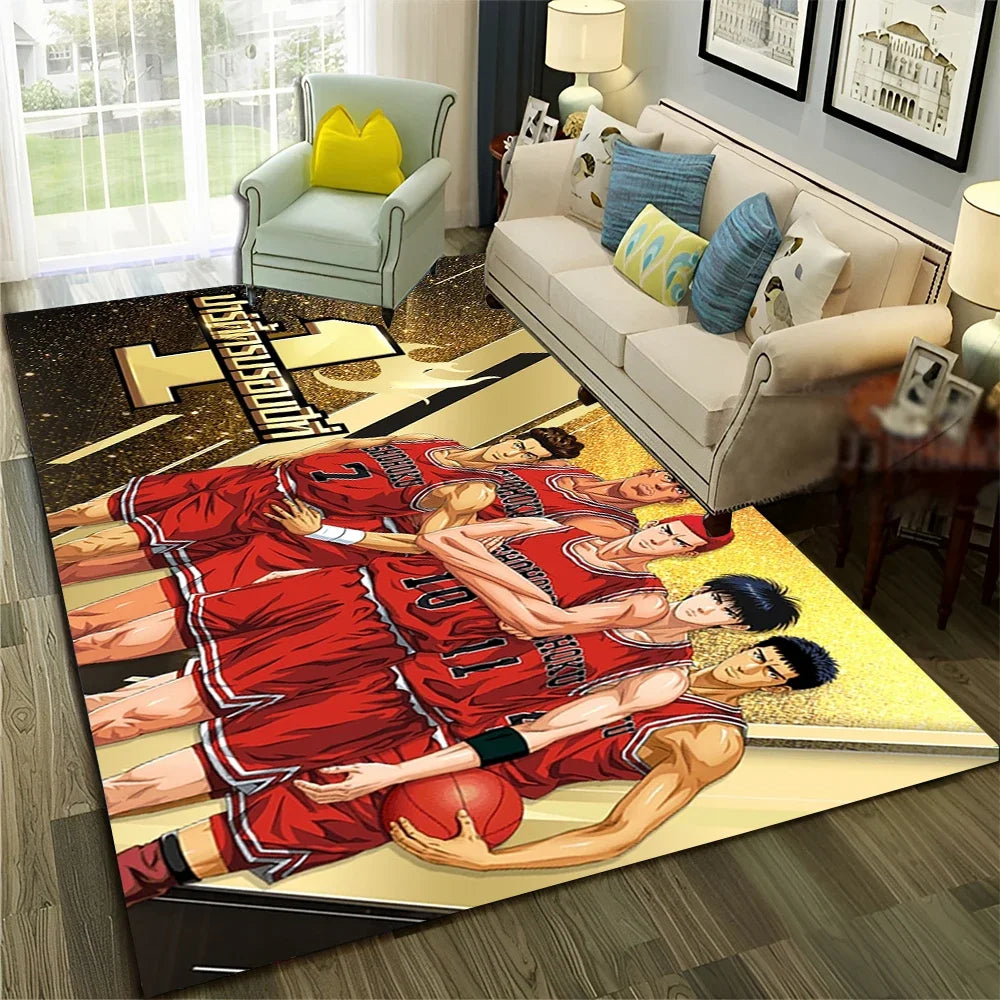 Slam Dunk Basketball Rug