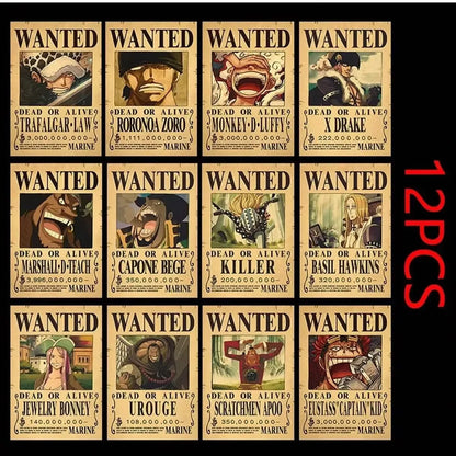 One Piece Luffy Wanted Poster