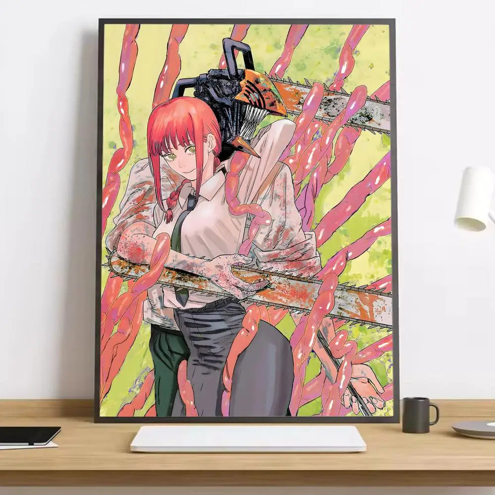 Chainsaw Man Makima Canvas Poster