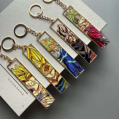 Anime Jet Metal Keychain