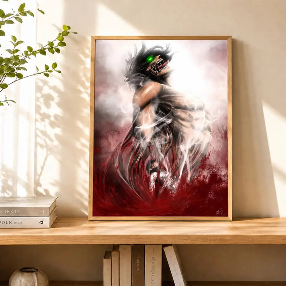 Levi Ackerman Attack On Titan Poster Water Proof Paper Print Room Decor Stickers Art Wall Decor Living Room