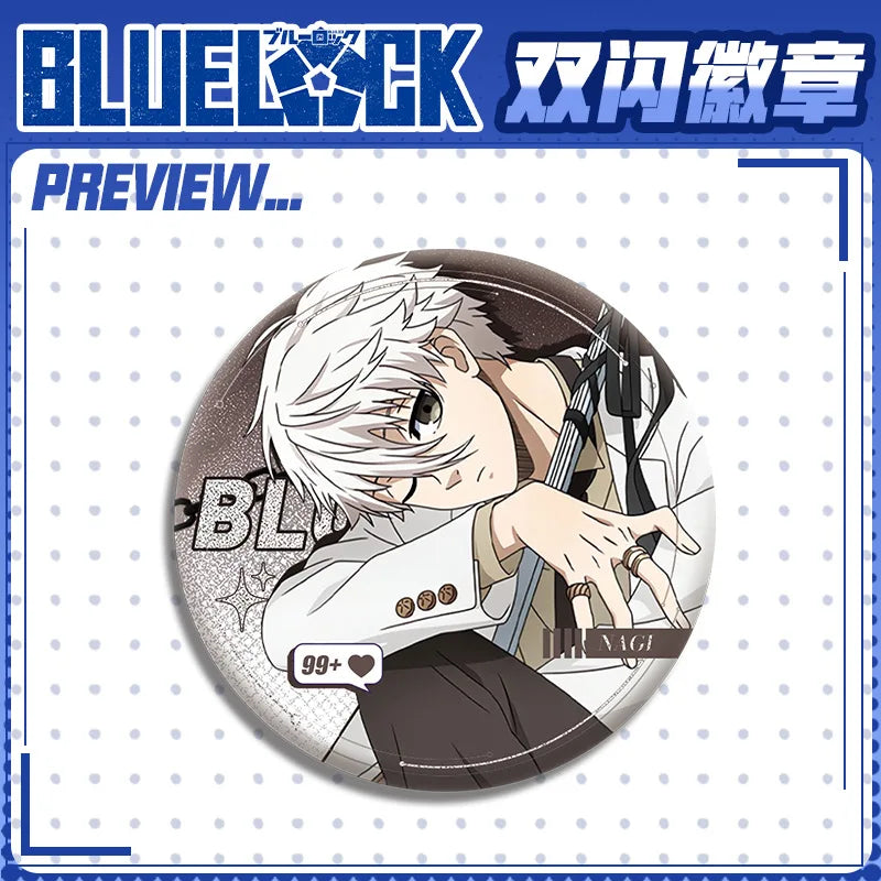 Blue Lock Double Flash Badge