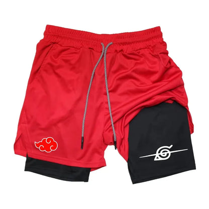 Naruto Naruto 2-In-1 Shorts