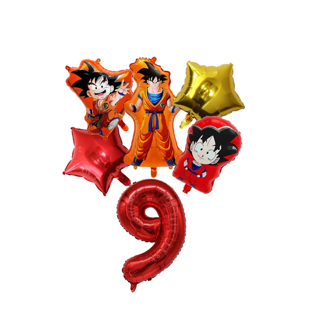Dragon Ball Birthday Party Decorations Party Supplies Tablecloths Paper Cup Plates Napkin Gift Bags Banners Baby Birthday Shower