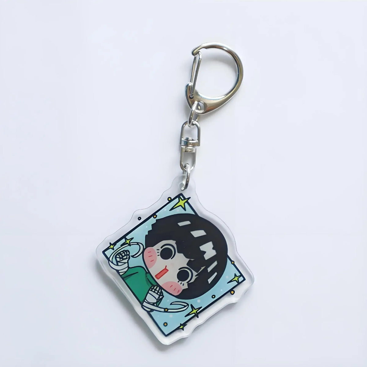 Q Version Acrylic Character Keychain Anime Decoration Collection Lovely Gift for Hinata Hyuga Naruto Uzumaki Gaara Sasuke Uchiha
