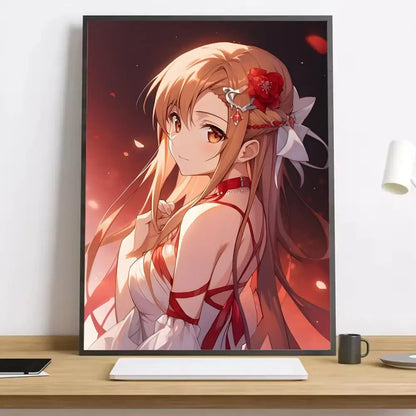 Sword Art Online Kirito Canvas Poster