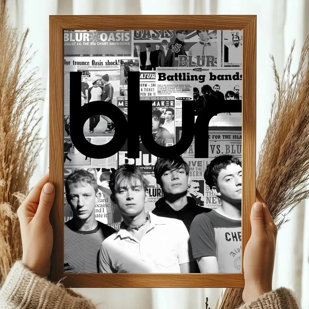 B-Blur Band Poster
