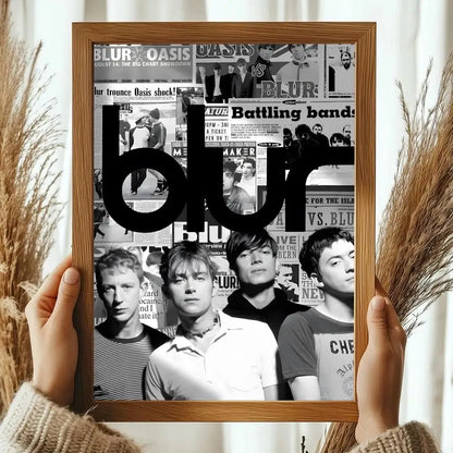 B-Blur Band Poster