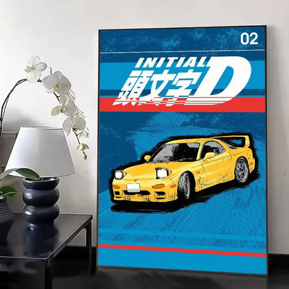 Initial D Poster Sticker