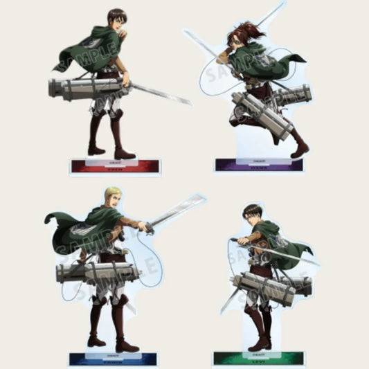15Cm Acrylic Standee for Attack on Titan Eren Jaeger  Hange Zoe Collection Accessories Desktop Decoration Standing Plates Gift