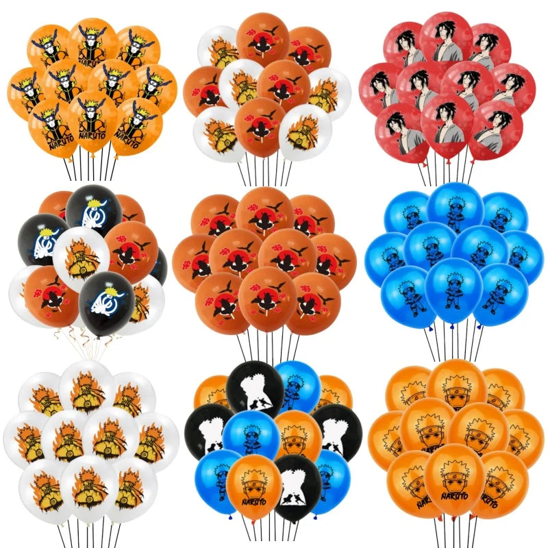 Naruto Latex Balloons Set