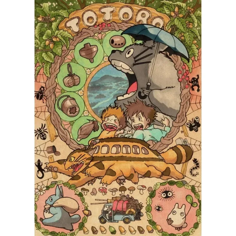 Studio Ghibli Miyazaki Canvas Art