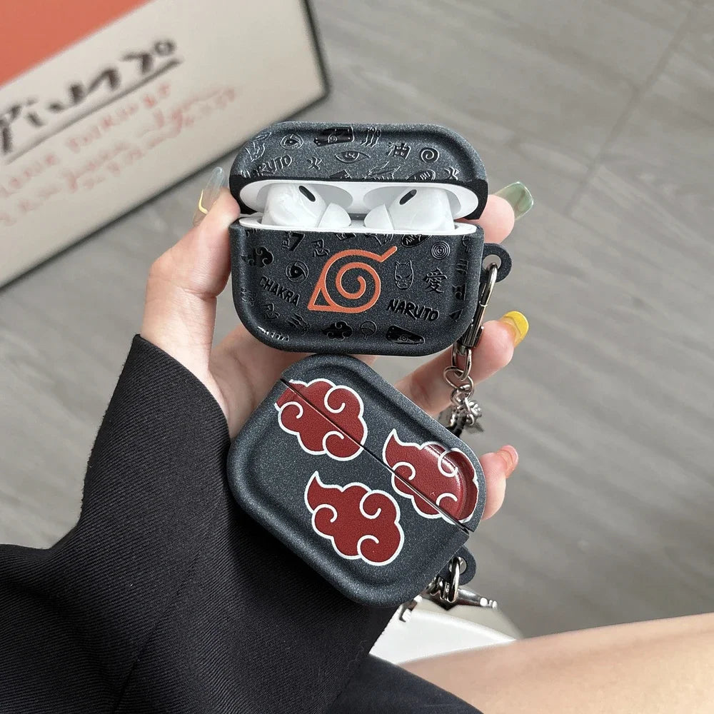 Japan Anime N-NARUTOS  Itachi Obito Pain Earphone Case For Airpods 4 2 3 1 Pro 3 2  Wireless Bluetooth Headset Protective Cover