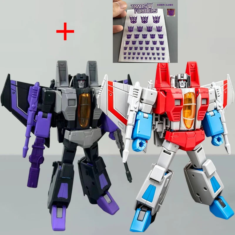 New Anime SS86 G1 Thundercracker Figure KO Transformation Starscream Skywarp Action Figures Collection Model Toy Gift For Fans