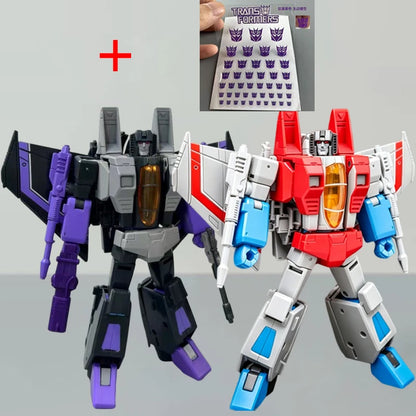 New Anime SS86 G1 Thundercracker Figure KO Transformation Starscream Skywarp Action Figures Collection Model Toy Gift For Fans