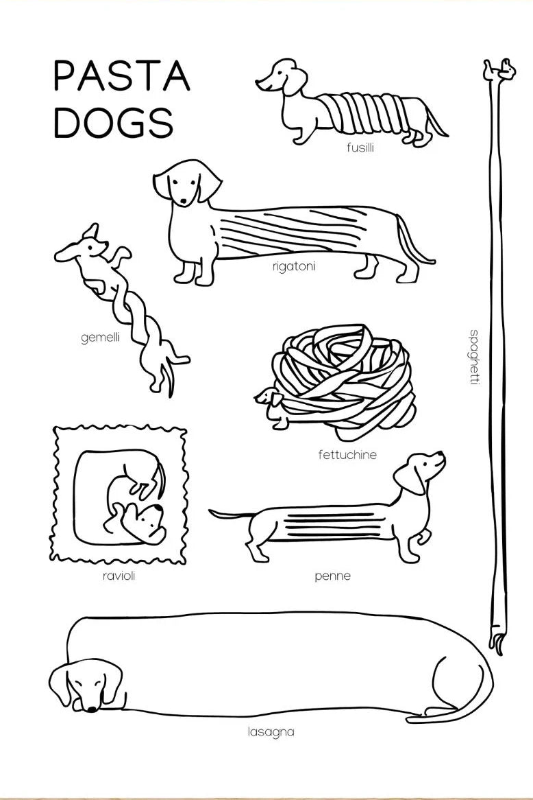 Dachshund Minimalist Wall Art