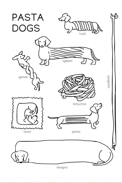 Dachshund Minimalist Wall Art