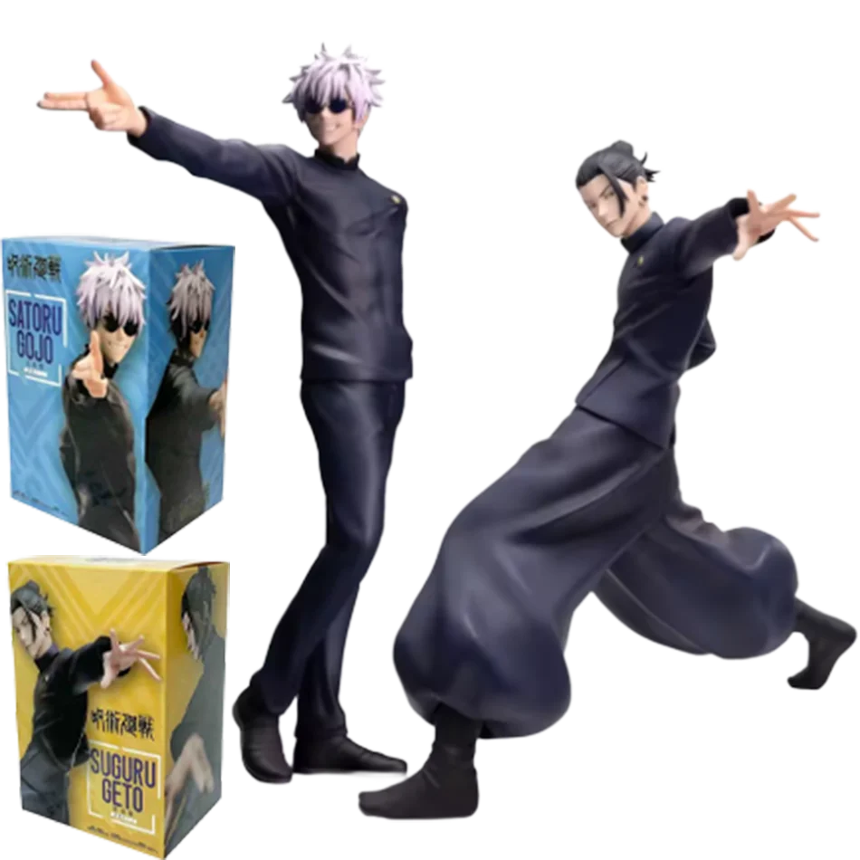 2 kinds 17cm Japanese Anime Jujutsu Kaisen Figure Gojo Satoru Action Figure PVC Model Toys Collectible Statue Standing Kids Gift